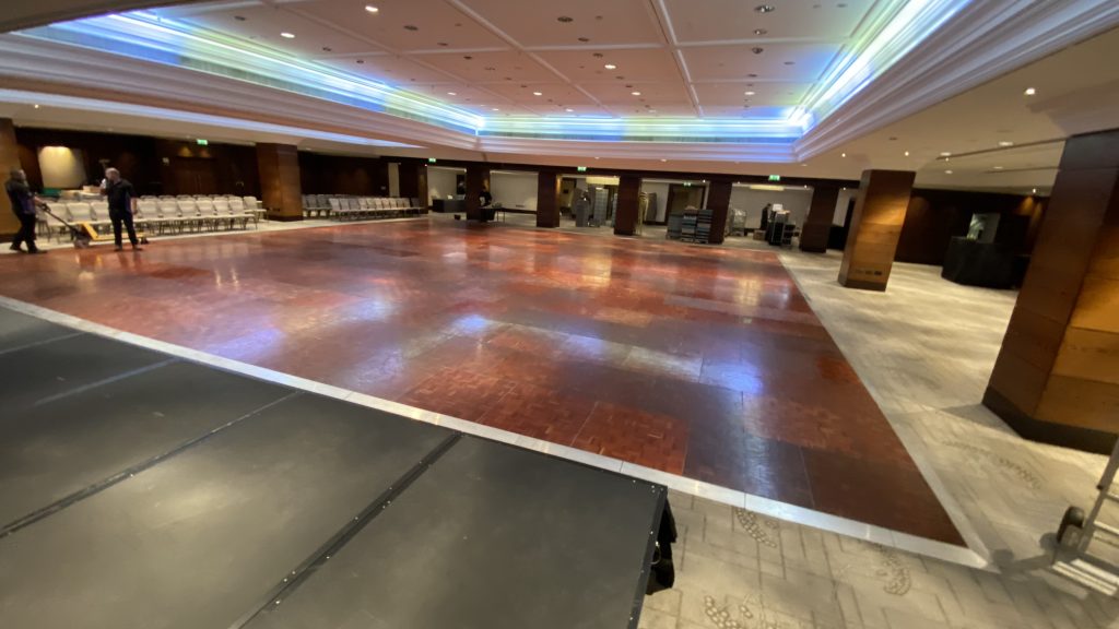 London Parquet dance floor at the Intercontiental