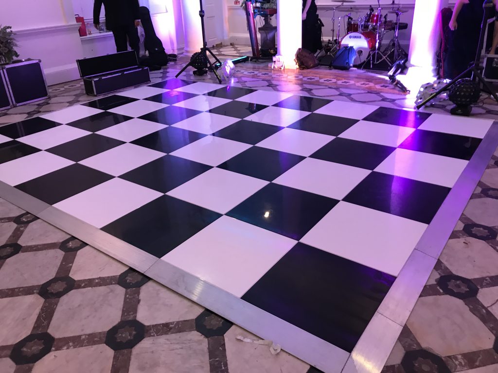 Compton Verney black and white dance floor