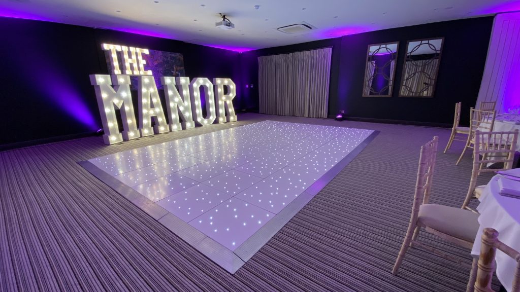Twinkle white dance floor