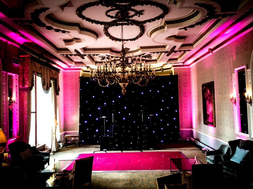 pink dance floor