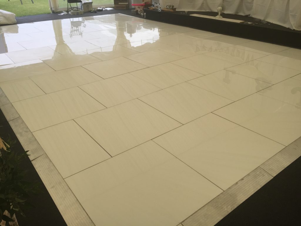 pure white non led dance floor