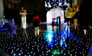 LED twinkle dance floor with dancers