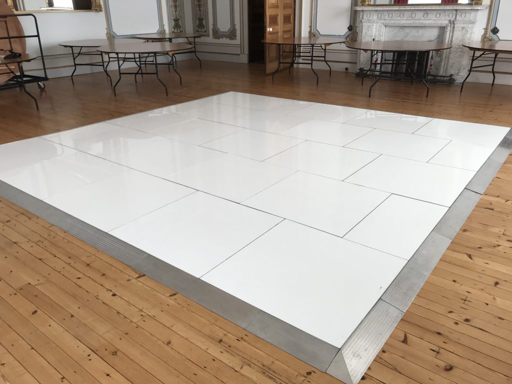 Non LED White dance floor