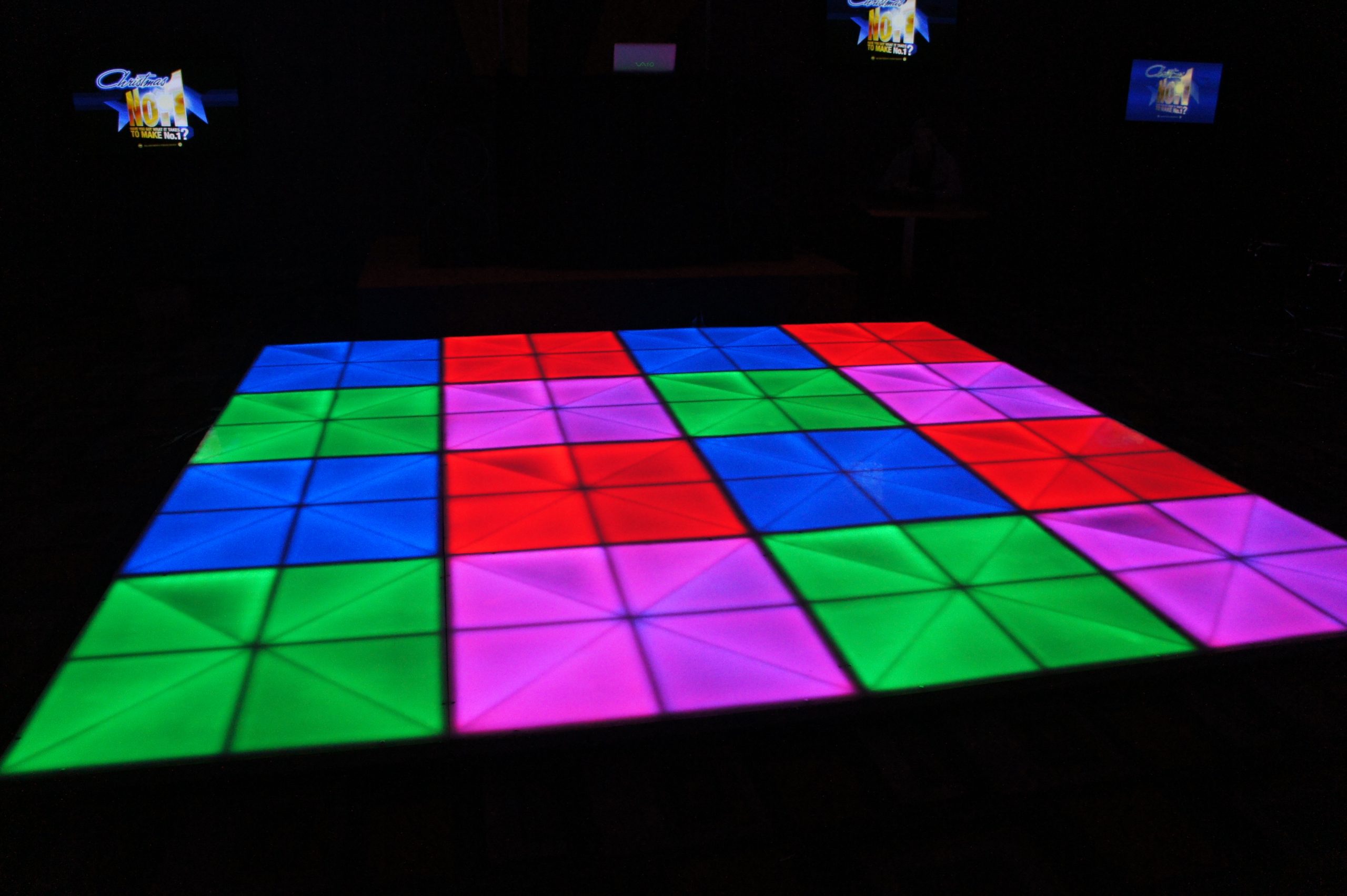 Night fever dance floor in multiple colours