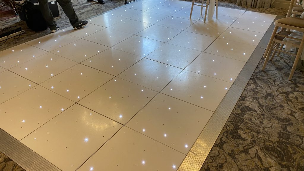 white starlit dance floor in the hathaway suite