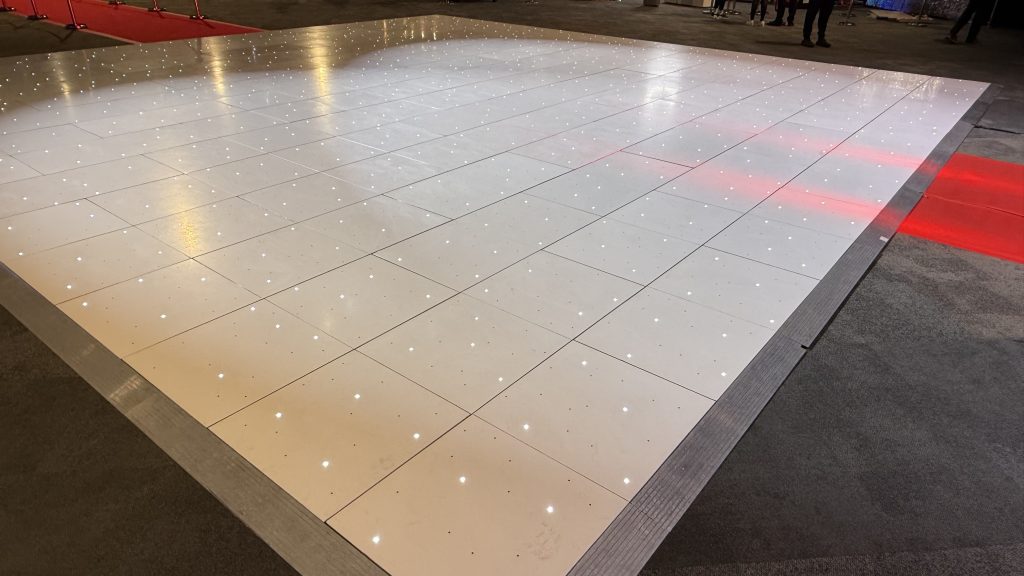 ICC birmingham very large white starlit dance floor