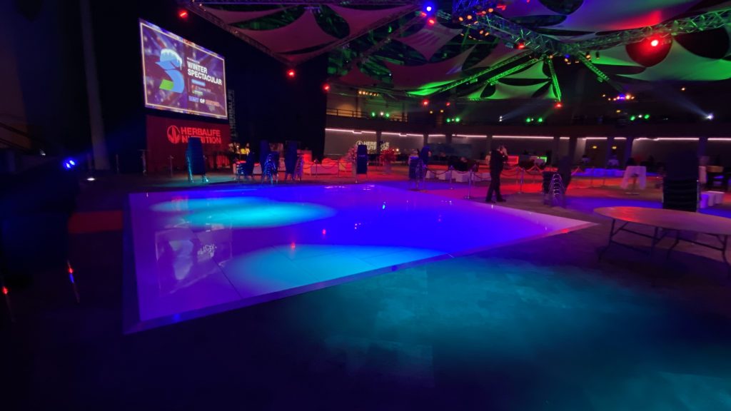 ICC birmingham very large white dance floor