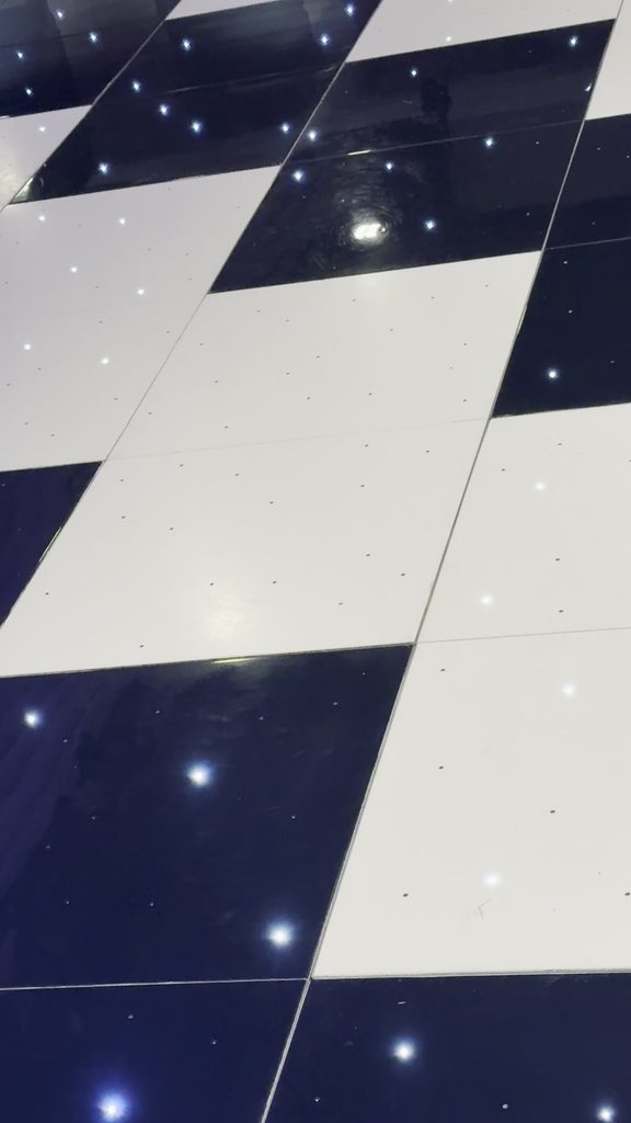 Faulty dance floor panel at the Vox in Birmingham
